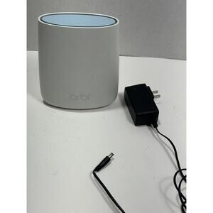 NETGEAR Orbi Model RBR20 White Router Home Mesh WiFi Tri-band Generic Power Cord